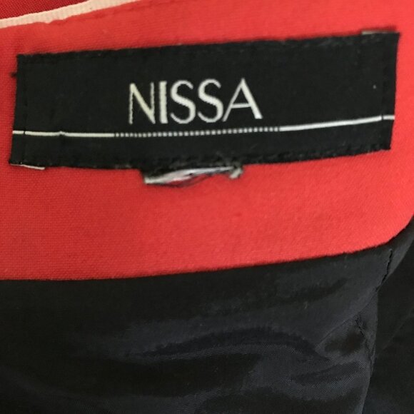 Nissa Red Pencil Skirt - Picture 2 of 5